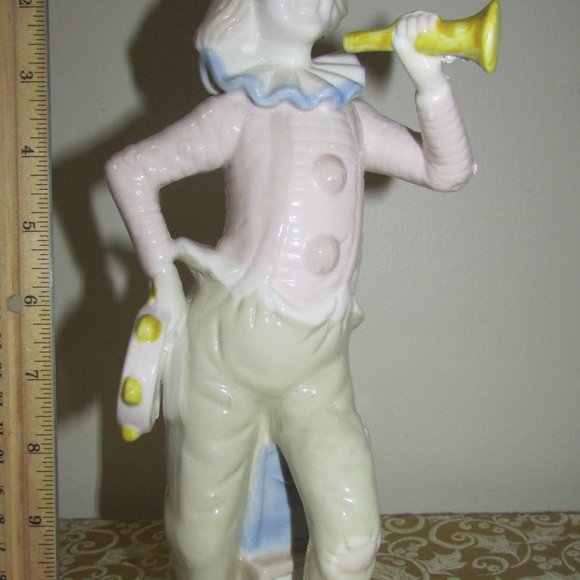 Vintage Paul Sebastian 12" Cerami Porcelain Clown Figurine Excellent new - Picture 8 of 12
